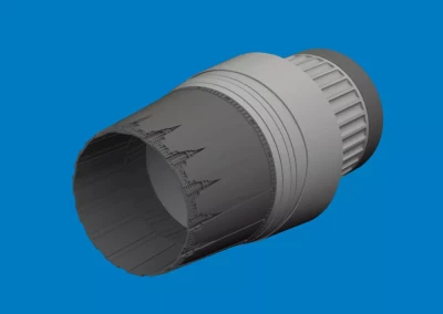 Eduard 6481197 BRASSIN F-16I SUFA exhaust nozzle PRINT (GWH) 1/48