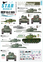 Star Decals 35-C1085 M47 Patton # 1. Balkan War & Peace. Jugoslavia JNA, Croatia HV and Bosnia ABiH 1/35