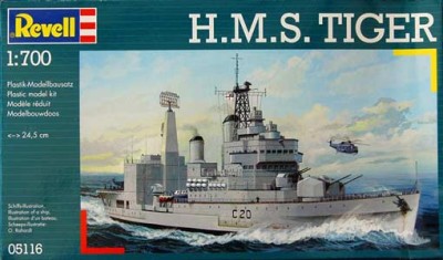 Revell 05116 Лёгкий крейсер &quot;Тайгер&quot;королевские ВМС Великобритании 1/700