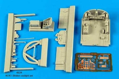 Aires 4539 N1K1 Shiden cockpit set 1/48
