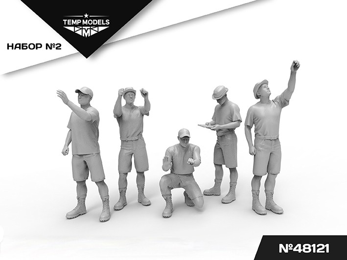 Temp Models 48121 Техники Вкс Рф (Сирия). Набор №2 1/48