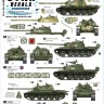 Star Decals 35-C1443 War in Angola # 2.T-54 and T-55 tanks.MPLA/FAPLA in 1970-80s.T-54B, T-55, T-55A and T-55AM 1/35