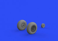 Eduard 648511 BRASSIN 1/48 P-51D wheels diamond tread 2 (EDU)