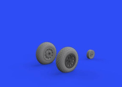 Eduard 648511 BRASSIN 1/48 P-51D wheels diamond tread 2 (EDU)