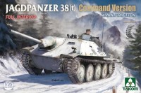 Takom 2181 Немецкая ПТ САУ JAGDPANZER 38(t) командирский (зимние траки) 1/35