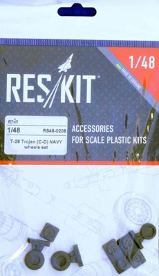 Reskit RS48-0208 T-28 Trojan (C,D) NAVY wheels (REV,RDN,MONO) 1/48