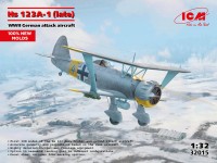 ICM 32015 Hs 123A-1 (late) German WWII Attack Aircraft 1/32