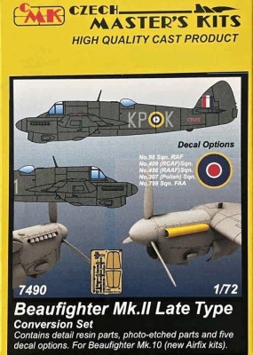 CMK 7490 Beaufighter Mk.II Late Type Conv.Set (AIRF) 1/72