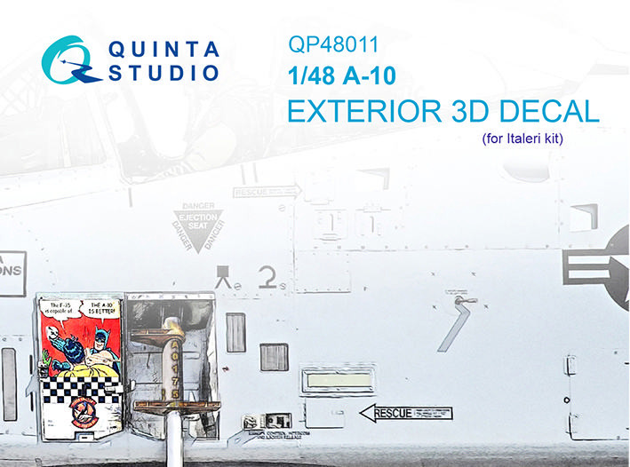 Quinta studio QP48011 Экстерьер для A-10 (Italeri) 1/48
