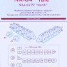 Peewit PW-M72098 1/72 Canopy mask NA-64/NAA-64 P2 (RS)