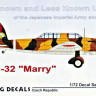 Rising Decals 72090 1/72 Ki-32 'Mary' Unknown and Less Known Units