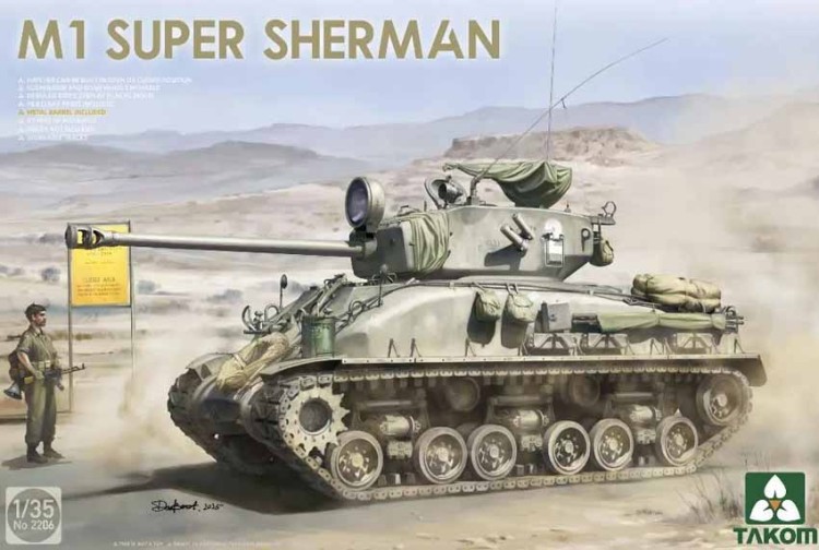 Takom 2206 M1 Super Sherman 1/35