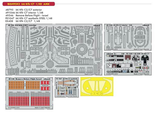 Eduard BIG49243 1/48 IAI Kfir C7 (AMK)
