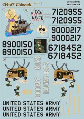 Print Scale 32-007 CH-47 Chinook Part 1 1/32