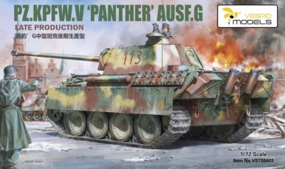 Vespid Models VS720003 PzKpfw V Panther Ausf G Late 1/72