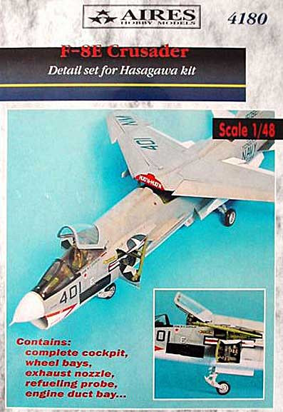 Aires 4180 F-8E CRUSADER detail set 1/48