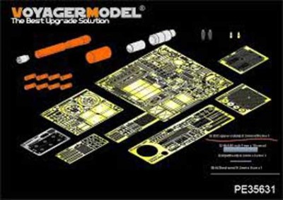 Voyager Model PE35631 Modern German Leopard 1A3 MBT Basic(For MENG TS-007) 1/35