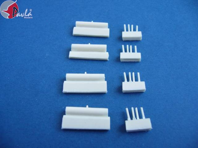 Pavla Models W72-54 Luftwaffe Weapons Set - part III. W.Gr.21 - 4 pcs. 1:72