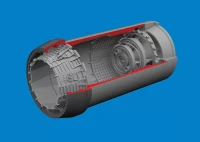 Eduard 6481141 BRASSIN Jaguar GR.1 exh.nozzles PRINT (AIRF) 1/48