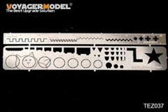 Voyager Model TEZ037 Voyager Scribing Template Set 8 1/35