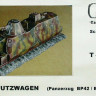 TP Model T-72165 Geschutzwagen (Panzerzug BP42/BP44) 1/72