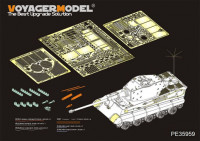 Voyager Model PE35959 King Tiger (Hensehel Turret)(HOBBYBOSS 84531) 1/35