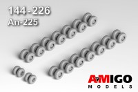 Amigo Models АМG 144-226 Набор колес шасси Ан-225 1/144