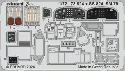 Eduard BIG72181 SM.79 (ITAL) 1/72