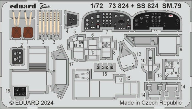 Eduard BIG72181 SM.79 (ITAL) 1/72