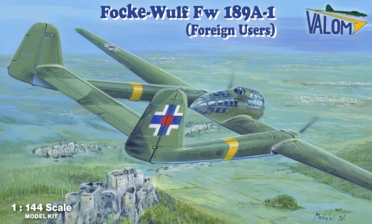 Valom 14446 Focke-Wulf Fw 189A-1 (Foreign Users) 1/144