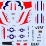 Miniwing MINI081 Republic F-84F "THUNDERSTREAK" (Thunderbirds) 1/144
