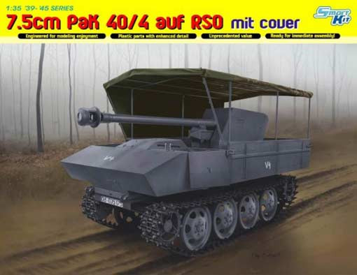 Dragon 6679 7.5cm PaK 40/4 auf RSO 1/35