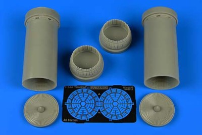 Aires 4708 F-14A Tomcat exhaust nozzles - opened (TAM) 1/48