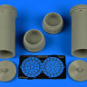 Aires 4708 F-14A Tomcat exhaust nozzles - opened (TAM) 1/48