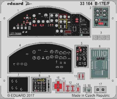 Eduard 33164 B-17E/F 1/32