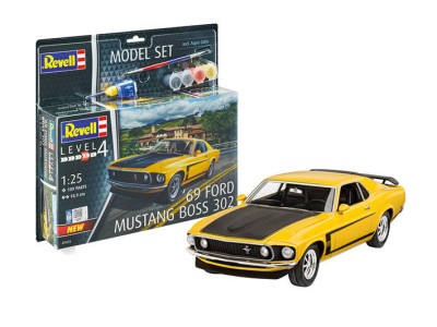 Revell 67025 Набор Спорткар 1969 Boss 302 Mustang 1/26
