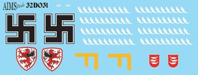 Aims AIMS32D031 Heinkel He-111P-2 For Revell He 111 P He 111 P-2 G1+FT of 9./KG 55, Villacoublay, 1940 1/32