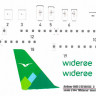 Восточный Экспресс 144152_3 Embraer 190E2 WIDEROE (Limited Edition) 1/144