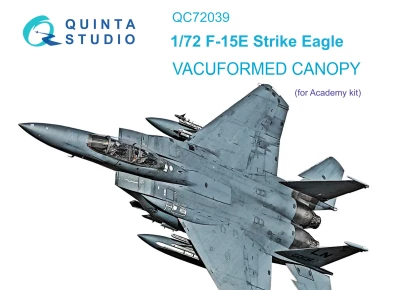 Quinta studio QC72039 Набор остекления для модели F-15E (Academy) 1/72