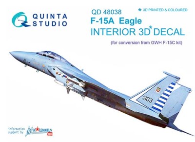 Quinta studio QD48038 F-15A (for GWH kit) 1/48