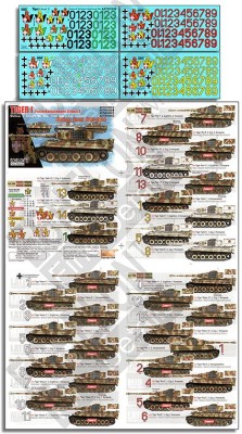 Echelon FD AXT351056 SchPzAbt 506 Pz.Kpfw.VI Tiger Is Eastern Front 1943 1/35