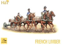 HAT 8105 Napoleonic French 6 Horse Limber Team x 3 1/72