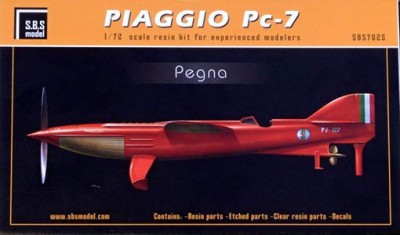 Sbs Model 7025 Piaggio Pc-7 Pegna (1x camo, resin kit) 1/72