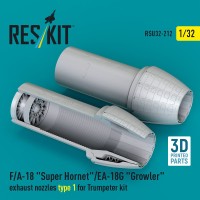 Reskit U32212 F/A-18 S.Hornet/EA-18G exh.nozzles 1 (TRUMP) 1/32
