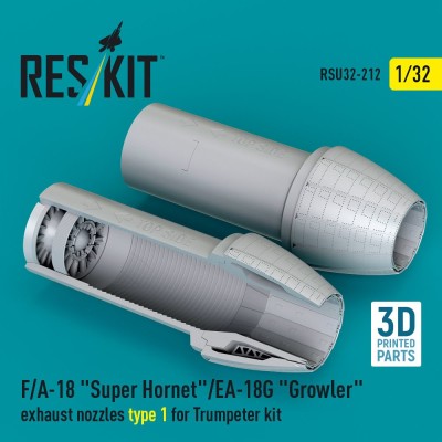 Reskit U32212 F/A-18 S.Hornet/EA-18G exh.nozzles 1 (TRUMP) 1/32