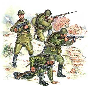 Звезда 3502 Пехота Красной Армии №2 1/35