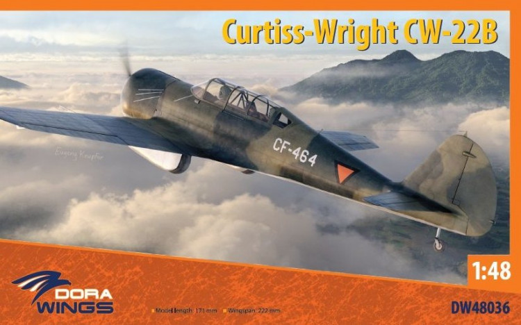 Dora Wings 48036 Curtiss-Wright CW-22B (3x camo) 1/48