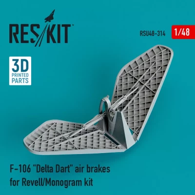 Reskit U48314 F-106 'Delta Dart' air brakes (REVl/MONO) 1/48