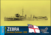 Combrig 70514 HMS Zebra (A-class) Destroyer, 1900 1/700