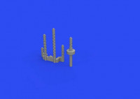 Eduard 648596 BRASSIN 1/48 P-38H gun barrels (TAM)